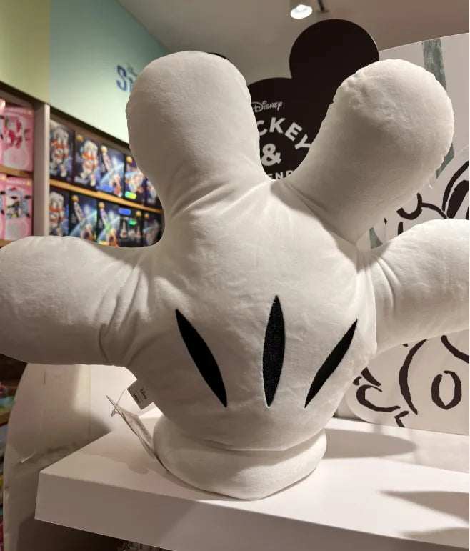 New Original MINISO Disney Mickey Mouse Palm Gloves Toy Fun Life 40cm Body Pillow Soft Mickey Mouse Toy for Room Decoration