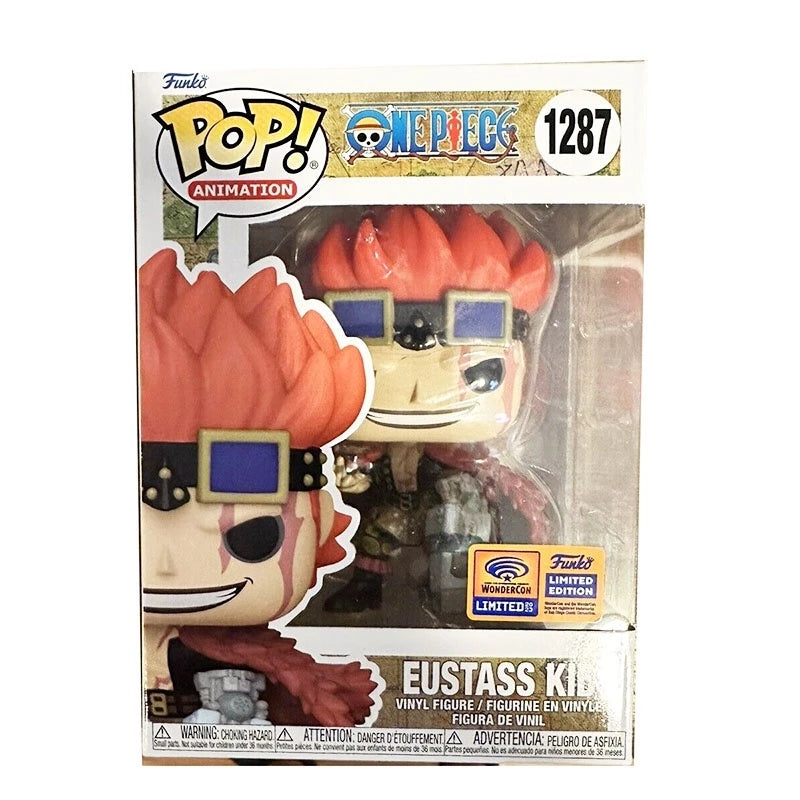 NEW FUNKO POP ONE PIECE series Toy Whitebeard 1270 limited Gol D. Roger 1274 Eustass Kid 1287 Model Action Figure Toys for Gifts