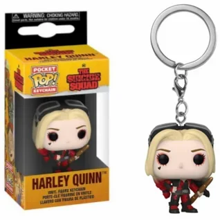 FUNKO Pocket New Suicide Squad The Joker Harley Quinn Pocket Pop Keychain Vinyl Action Figure Collection Model Toys For gifts