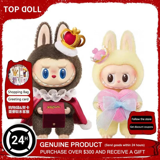 Pop Mart Genuine The Monsters Labubu Let'S Checkmate Series Action Figure Cute Trendy Queen Vinyl Face Dolls Collection Gift