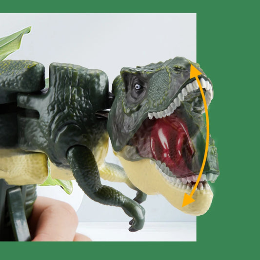 Dinosaur Zazaza Children Hand Press Automatic Swing Bite Simulation Model Tyrannosaurus Rex Dinosaur Toys for Kids Chrismas Gift