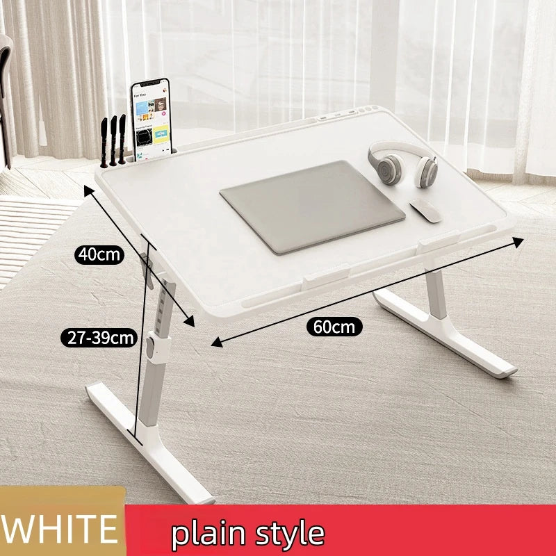 Laptop Bed Tray Table, Adjustable Laptop Bed Table,Portable Standing Desk with Storage Drawer,Foldable Lap Tablet Table for Sofa