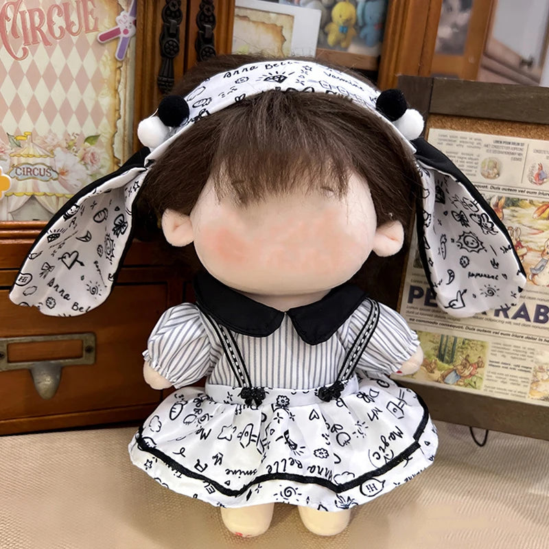 Pretty Dress Clothes For 20cm Cotton Plush Toys Dress Up Clothing Princess Skirt Cute Fresh Princess Dress Set Girls Gift