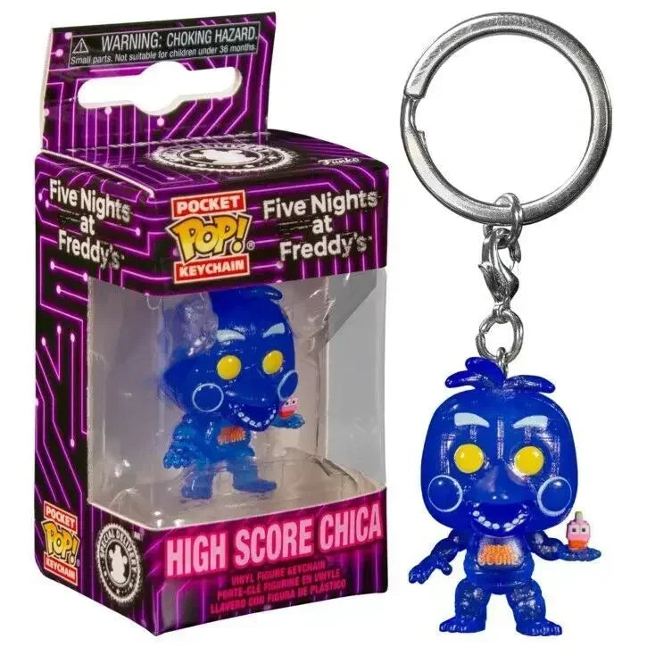 NEW Funko Pop VR Freddy Bonnie High Score Chica Balloon Foxy Freddy Toy Vinyl Figures Pocket Pop Keychain Collection Model Toys