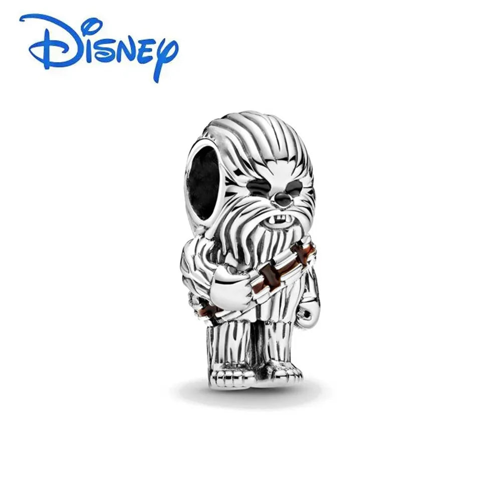 925 Silver Disney 100th Princess Pumpkin Cart Mickey Minnie Dumbo Charm Stitch Beads Fit Original Pandora Bracelets DIY Jewelry