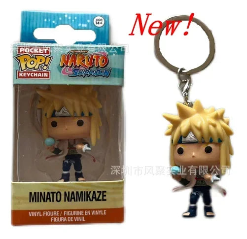 20 styles Funko Narutos KAKASHI Sasuke Kurama anime Action Toys Figures SIX PATH Pain 4cm Keychain Glows in The Dark