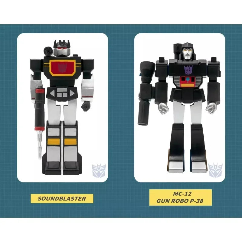 In Stock Super7 Transformers Black Friday Limited 3.75 Inch Reaction Figure Gift Collection Toy