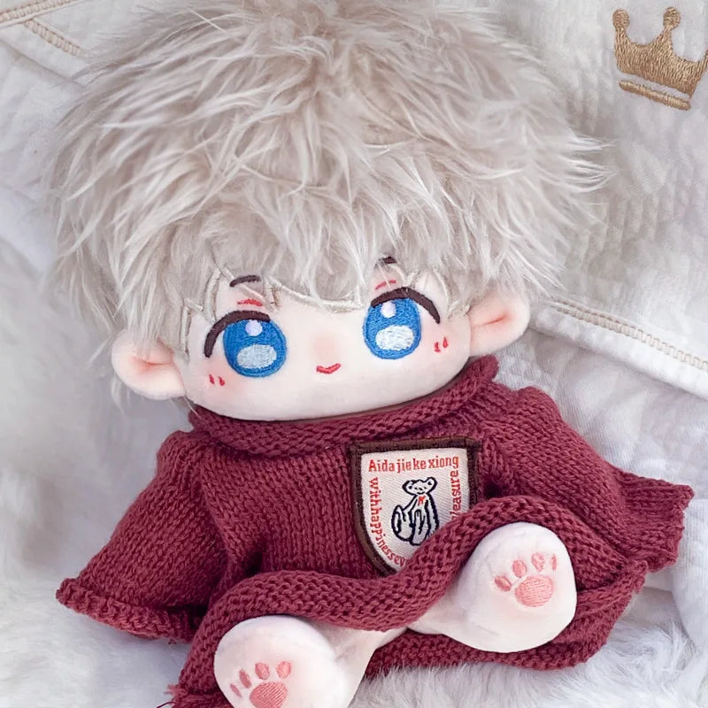 20cm Anime Love And Deepspace Xavier Rafayel Zayne Sylus Plush Doll Cotton Body Change Clothes Outfit Stuffed Toy Cosplay Gift