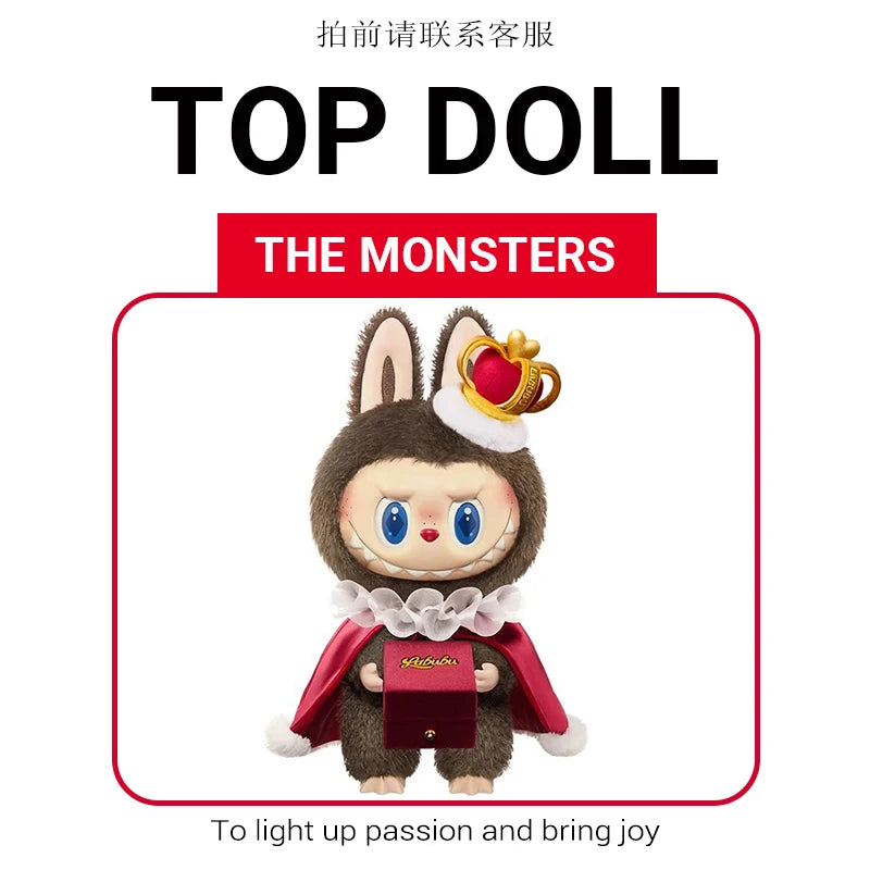 Pop Mart Genuine The Monsters Labubu Let'S Checkmate Series Action Figure Cute Trendy Queen Vinyl Face Dolls Collection Gift