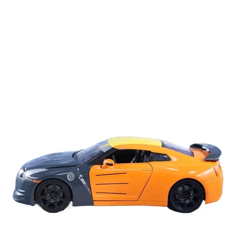 Jada 1:24 2009 Nissan GT-R High Simulation Diecast Car Metal Alloy Model Car Children's toys collection gifts