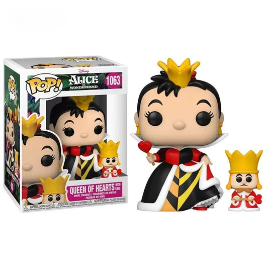 FUNKO POP Vinyl Figurine Alice in Wonderland Queen King Alice Mad Hatter Anime Figure Model Toys Collect Ornaments