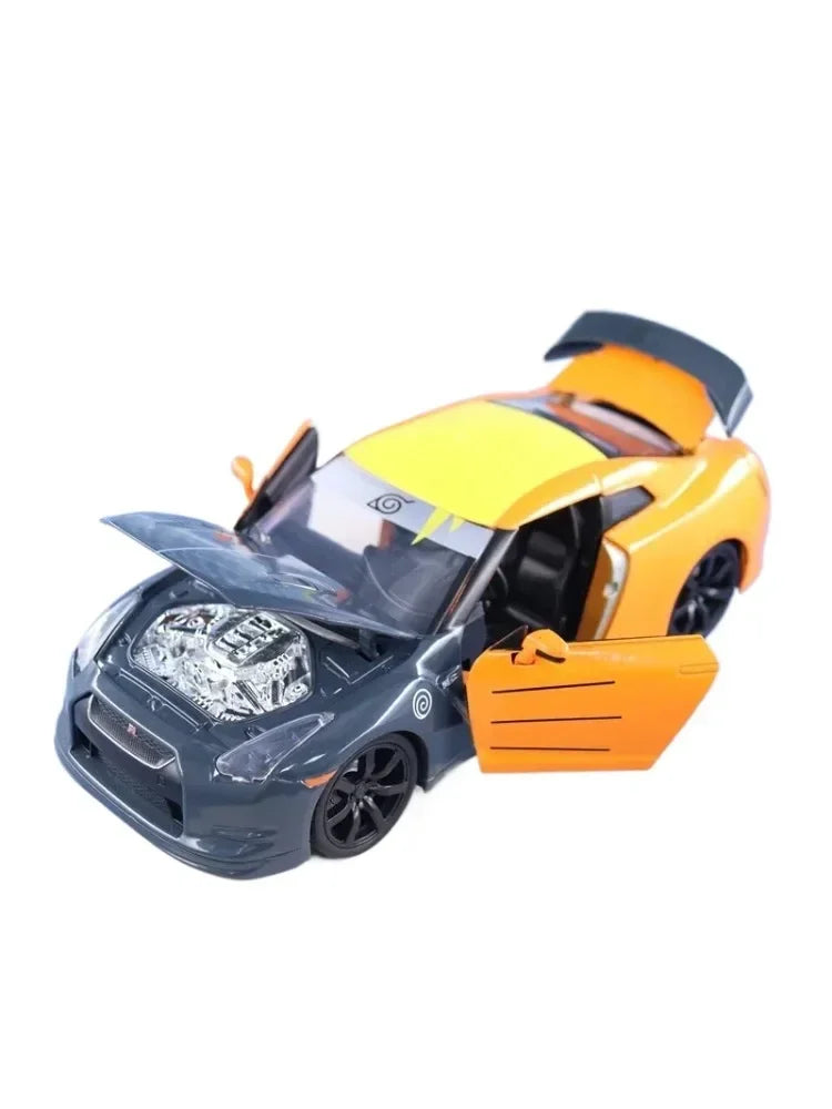 Jada 1:24 2009 Nissan GT-R High Simulation Diecast Car Metal Alloy Model Car Children's toys collection gifts