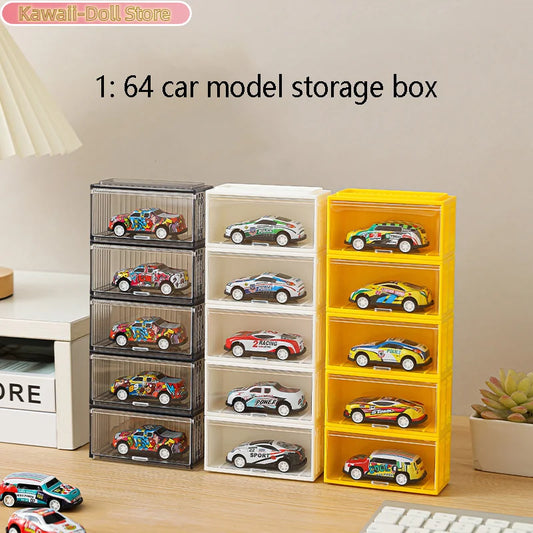 Colorful Storage Box Acrylic Dustproof Cabinet Household Transparent Display Stand For Figures Organizer