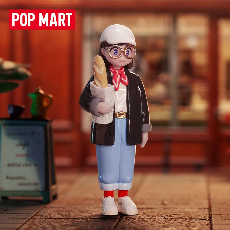 POP MART Nori's Morning Series Blind Box Toys Just A Girl Popmart Mystery Box Caixa Cute Anime Action Figure Caja Ciega Model