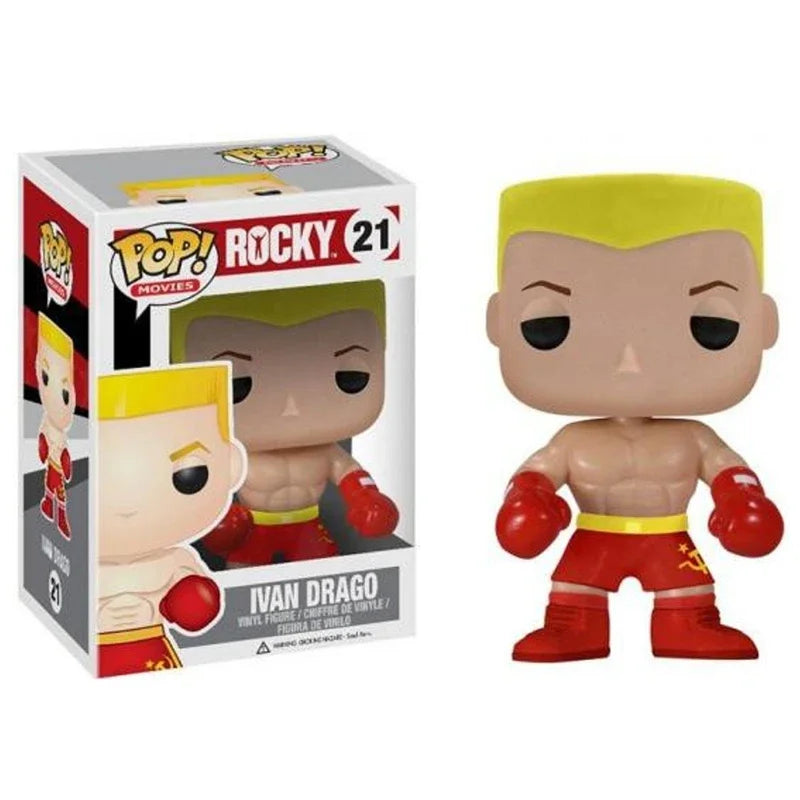 FUNKO POP Team Rocky CLUBBER LANG #20 IVAN DRAGO #21 Pacquiao Manny Pacquiao #37 Vinyl PVC Figure Model Toys for Children Gifts