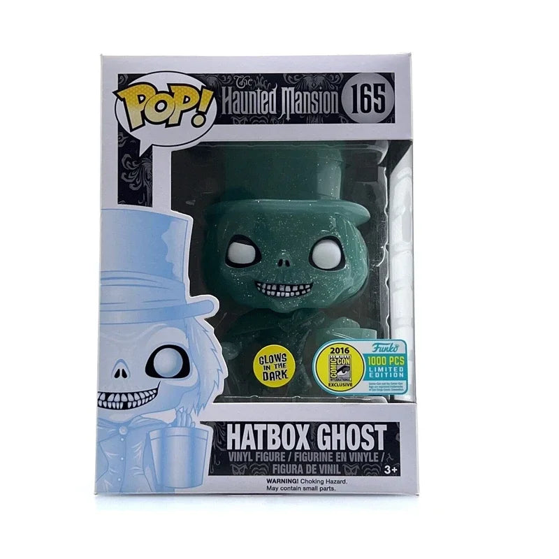 2024 New Funko Pop Haunted Mansion Phineas 162 Ezra 163 Gus 164 Hatbox Ghost 165 Vinyl Action Figure Toys for Gifts Decorations