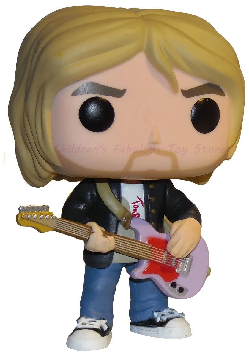 NEW FUNKO POP Star Periphery Singer Kurt Cobain #64 #65 #66 #67 SE Figure Vinyl Figure Collectible Model Toys Dolls for Gifts