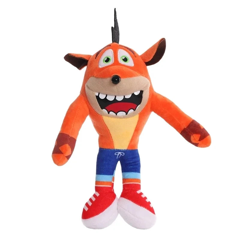 26cm Crash Bandicoot Plush Stuffed Toys Crazy Trilogy Series Anime Figure Dolls Kawaii Children's Birthday Christmas Gifts Decor