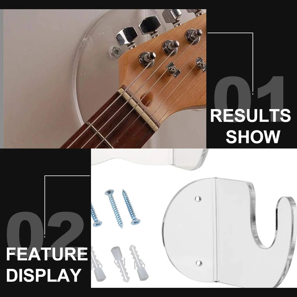 Guitar Bass Stand Holder Wall Hanger Cradle Pick Electric Accessories Music Hooks Rack Storage Shelves Gitara Accecories