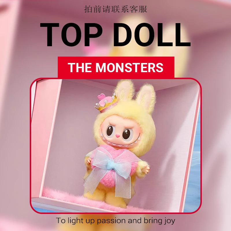 Pop Mart Genuine The Monsters Labubu Let'S Checkmate Series Action Figure Cute Trendy Queen Vinyl Face Dolls Collection Gift