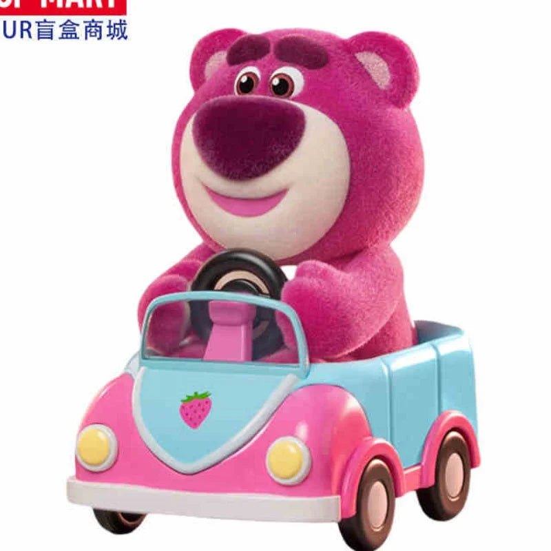 Disney Pixar Lotso Strawberry Bear Fantastic Dating Series Blind Box Tide Play Action  Figures Kawaii Doll Ornament Trendy Gift