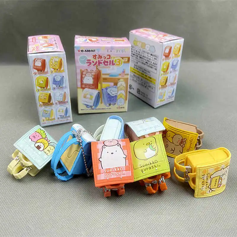 Sumikkogurashi Mini Shoulder Bags Action Figure Accessories Shirokuma Tonkatsu Neko Blind Box Scene Props Ornaments Kids Gifts