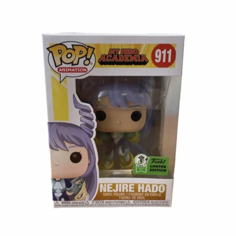 FUNKO POP
 NEW My Hero Academia Theme Series Character Nejire Hado #911 Vinyl Action Figure Dolls Toys for Kids Gifts Models