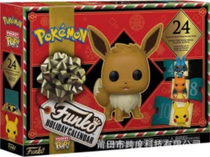 New Hot Pokemon Advent Calendar Action Figures Toys Pikachu Random Box Model Doll Funko Collection Children Birthday Christmas