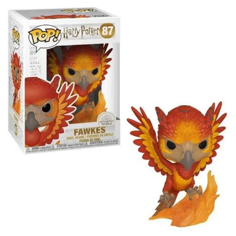 FUNKO POP NEW Movie FAWKES #87 Decoration Model Toys for Children's Vinyl Figure Toy Birthday Gift Collection