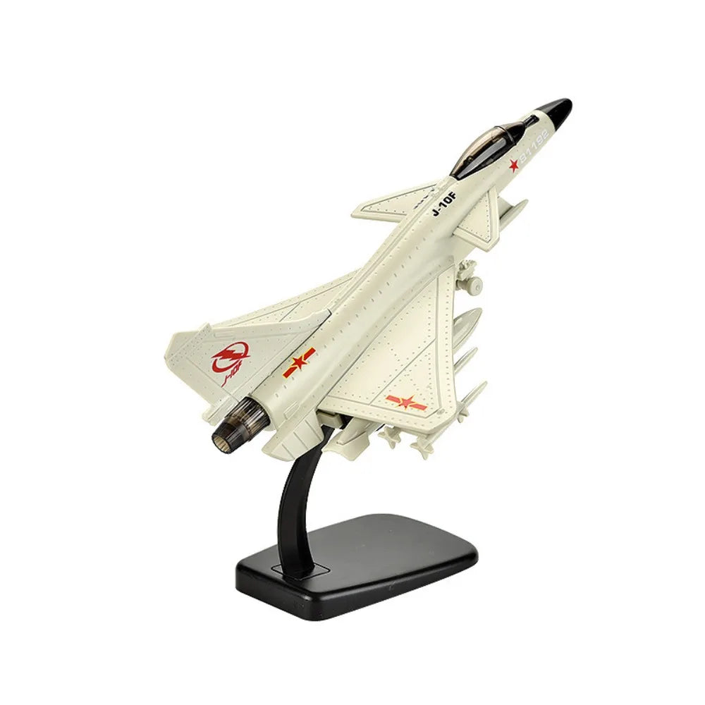 Pullback & Go Jet Rafale Fighter Aircraft Toy with Light Sound Diecast F16 F22 F35 Aviao Plane Model Kid Boy Gift