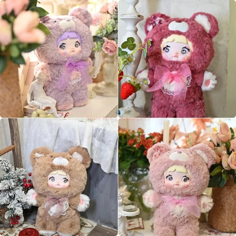 2025 High Quality Nommi Goodnight Bear Series Blind Box Genuine 400% Doll Kawaii Decoration Fashion Collection Toy Birthday Gift