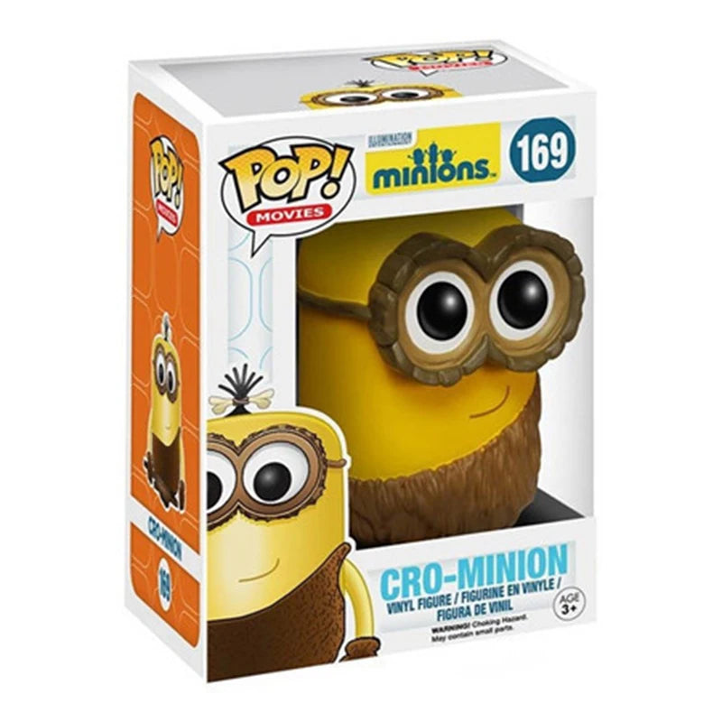 Funko Pop Despicable Me Minions 3 Kings Original Pirates Kevin Minions Figurines Desktop Decoration Figure Birthday Gift