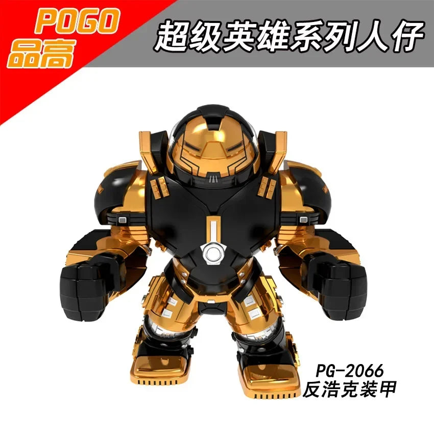 Building Blocks Marvel Superhero Action Figure Venom Thanos Iron Man Children's Combination Building Blocks Toy Birthday Gift