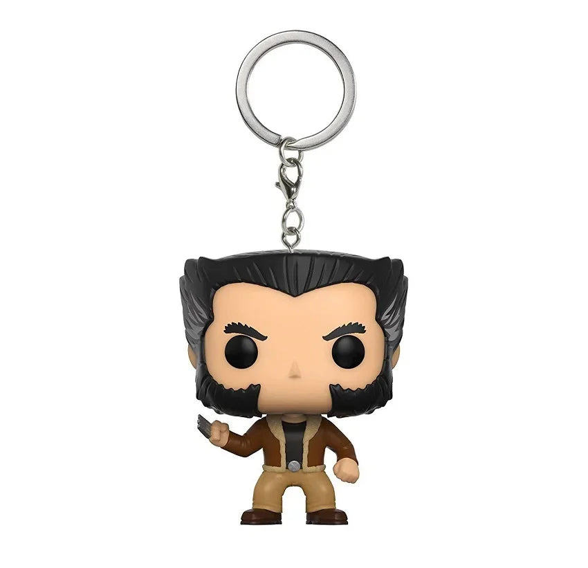 FUNKO Keychains all Albuses Dumbledorer Ron Granger Dobby LORD VOLDEMORT Vinyl Action Figure Toys Bobble Head Keychain