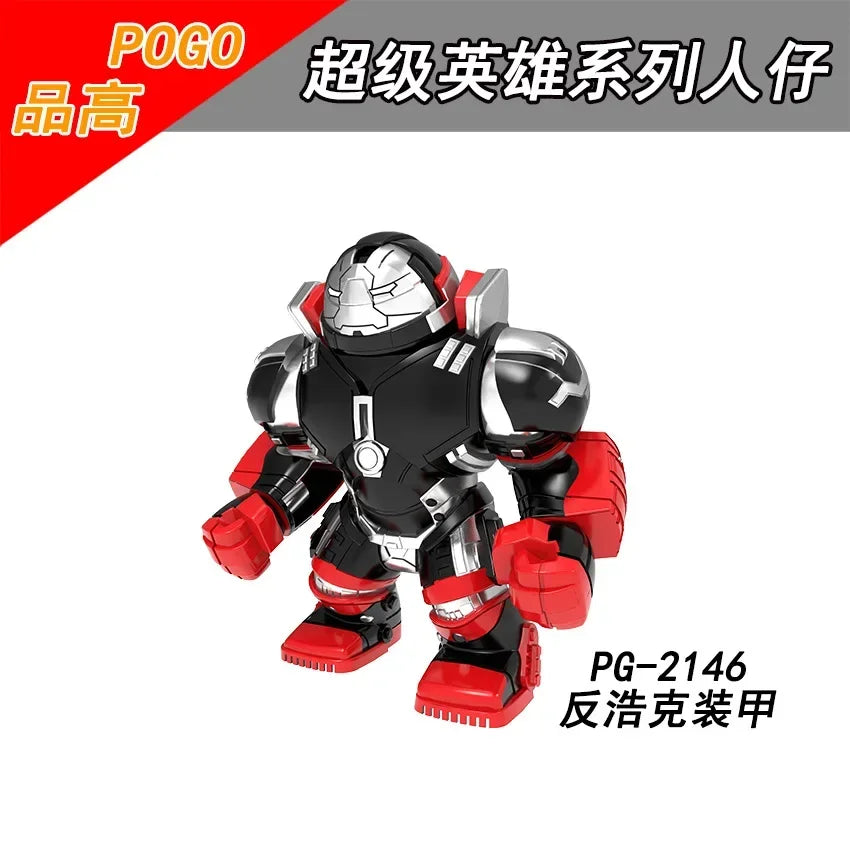 Building Blocks Marvel Superhero Action Figure Venom Thanos Iron Man Children's Combination Building Blocks Toy Birthday Gift