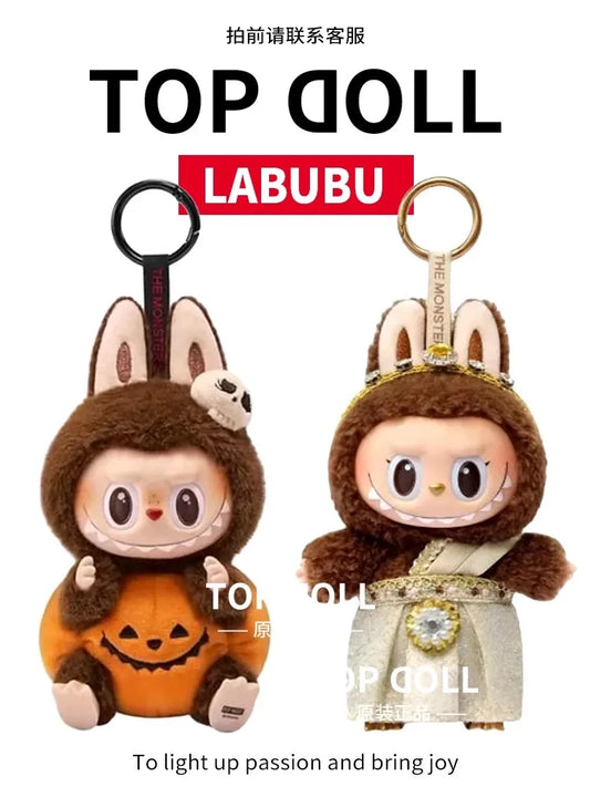 Labubu The Monsters Doll Blind Box Heart-Moving Macaron Mokoko Anime Figures Guess Bag Hanging Pendant Christmas Birthday Gifts