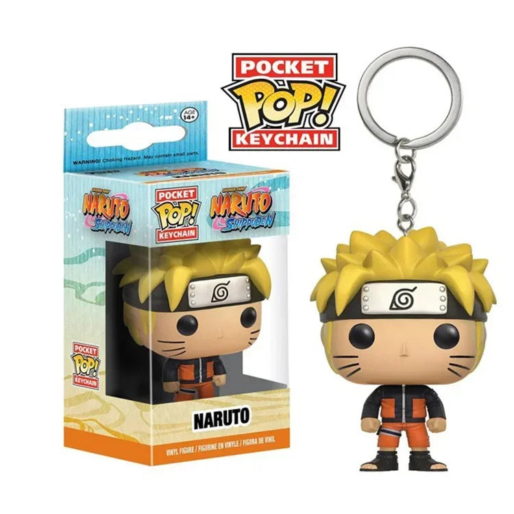 20 styles Funko Narutos KAKASHI Sasuke Kurama anime Action Toys Figures SIX PATH Pain 4cm Keychain Glows in The Dark