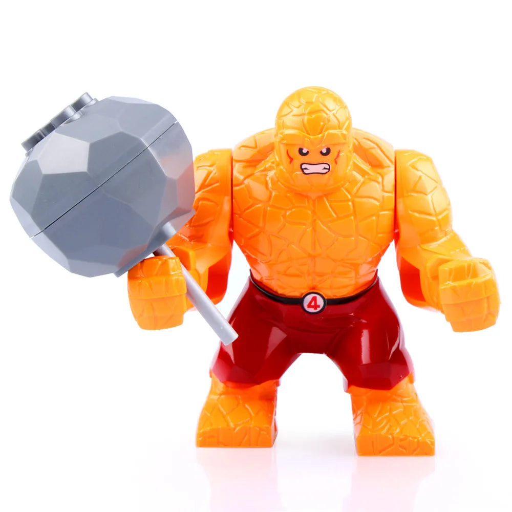 Building Blocks Marvel Superhero Action Figure Venom Thanos Iron Man Children's Combination Building Blocks Toy Birthday Gift