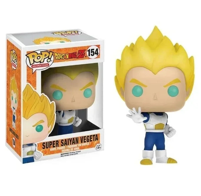 Funko POP Dragon Ball SUPER SAIYAN VEGETA 154# MAJIN VEGETA 862 445 VEGETA 669 676 758 10 814 156 713 Vinyl Figure Model Toys