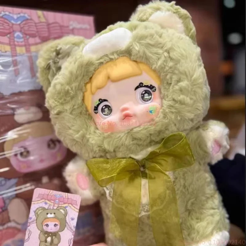 2025 High Quality Nommi Goodnight Bear Series Blind Box Genuine 400% Doll Kawaii Decoration Fashion Collection Toy Birthday Gift