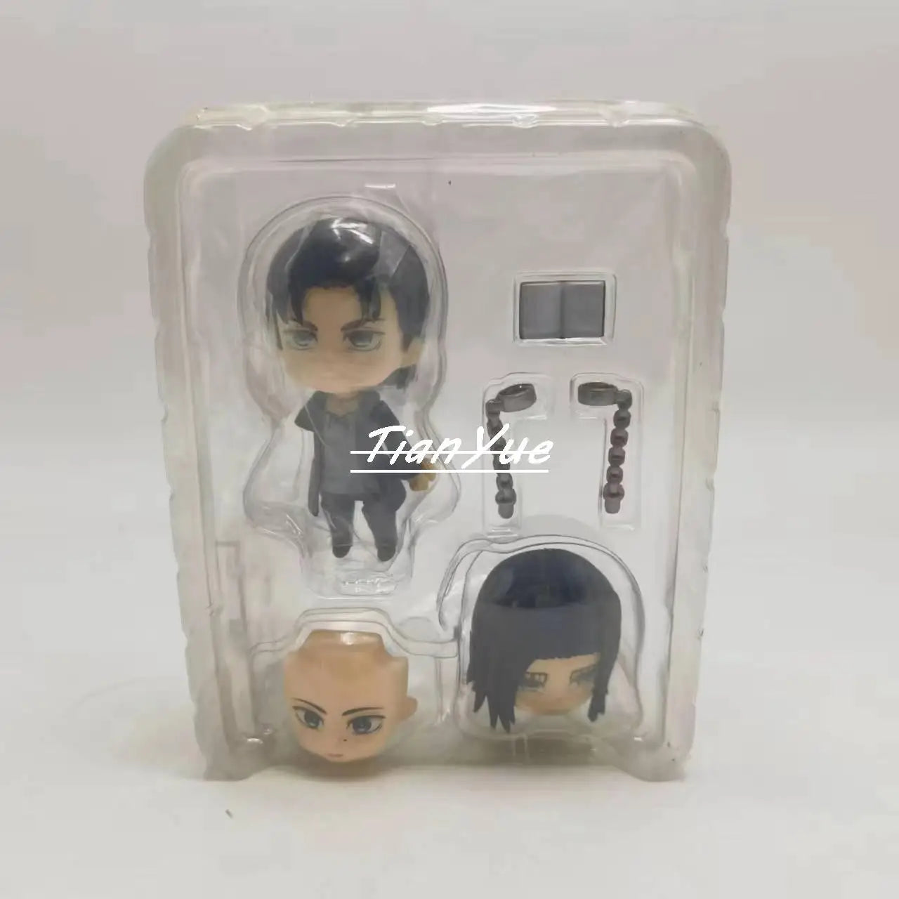 Anime Eren Yeager Attack on Titan 2000 Cute Version Action Figure Model Toy 10cm