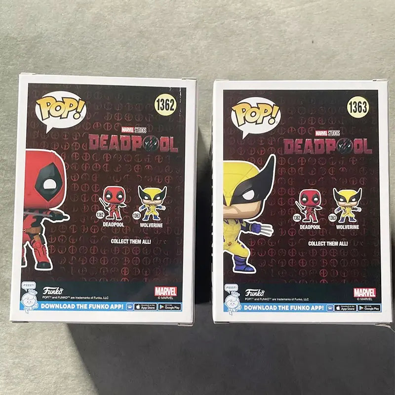 FUNKO POP Marvel Model Toys Deadpool X-Men Wolverine Action Figures Toys Collectible Limited Edition Figureine Doll Kids Gifts