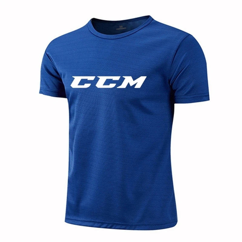 Running Shirts Soccer Shirts CCM Men's Jersey Sportswear Men's Running T-Shirts Quick Dry Compression Sport T-Shirts Fitness Gym