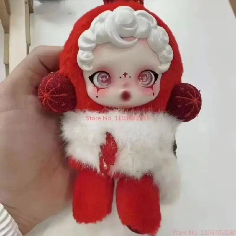 2025 Hot Sale Skullpanda Series Replica Winter Movement Wishful Limit Starry Night Wish Dolls Collection Keychain Birthday Gifts