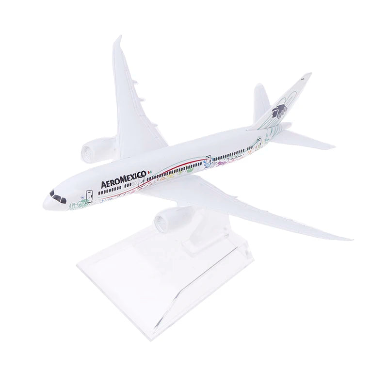 16cm 1/400 Scale Alloy Metal Mexican Air AEROMEXICO B787 Airlines Airplane Model Boeing 787 Airways Plane Model Diecast Aircraft