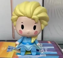 Blind Box Frozen Elsa Snow Baby Anna Princess Q Version 7pcs Box Decor Collection Anime Figure Mini Doll Xmas Gift