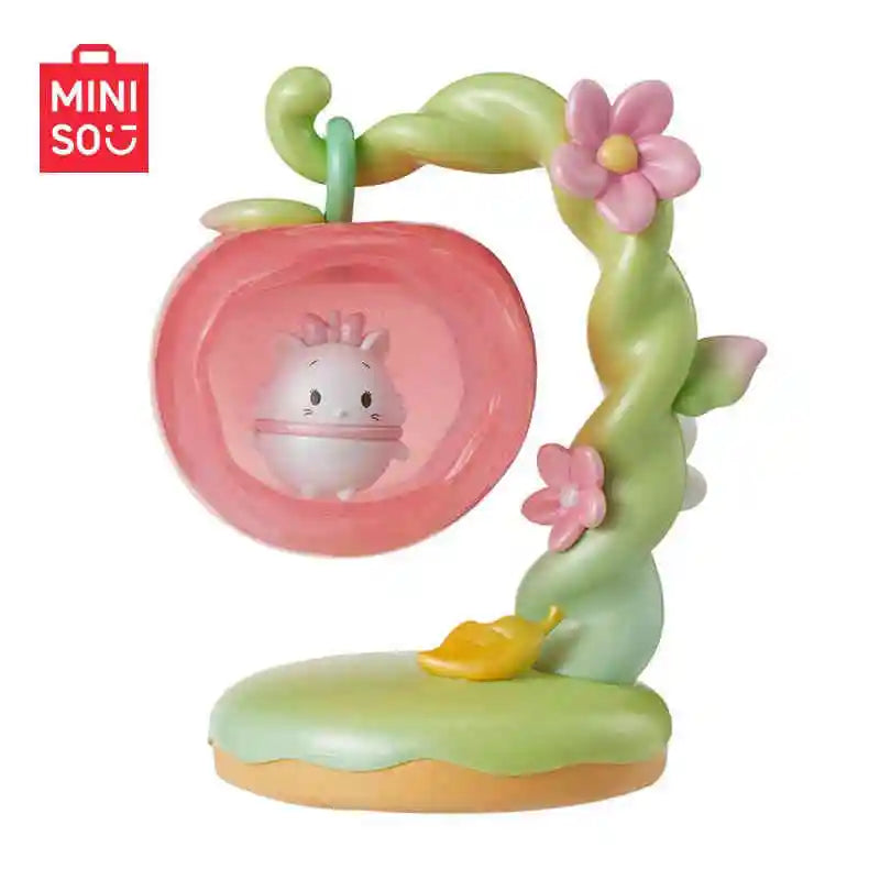 Miniso Disney Apple Fairyland Series Blind Box Winnie The Pooh Cute Doll Trendy Desktop Ornament Model Cartoon Toys Decor Gift