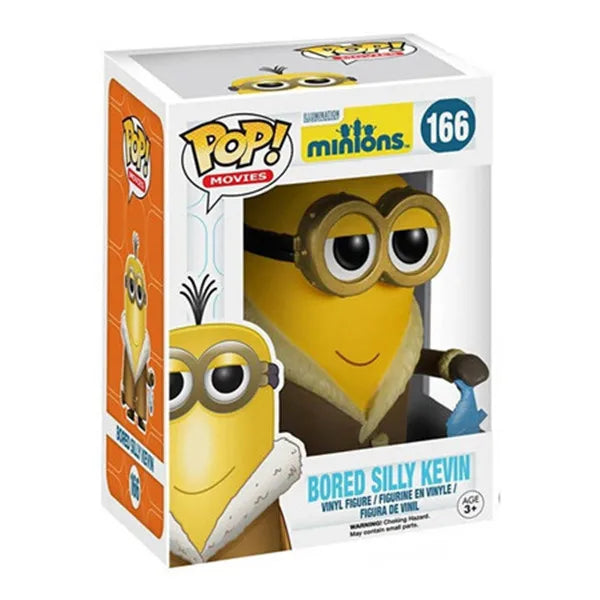 Funko Pop Despicable Me Minions 3 Kings Original Pirates Kevin Minions Figurines Desktop Decoration Figure Birthday Gift