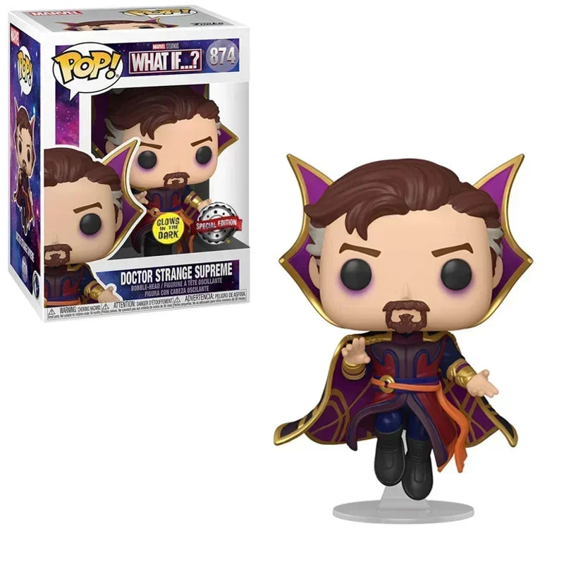 FUNKO POP Marvels The Avengers Doctor Strange 651# 874# 161# 169# 174# Bobble Head Toy Vinyl Action Toy Figures Collection  Toys